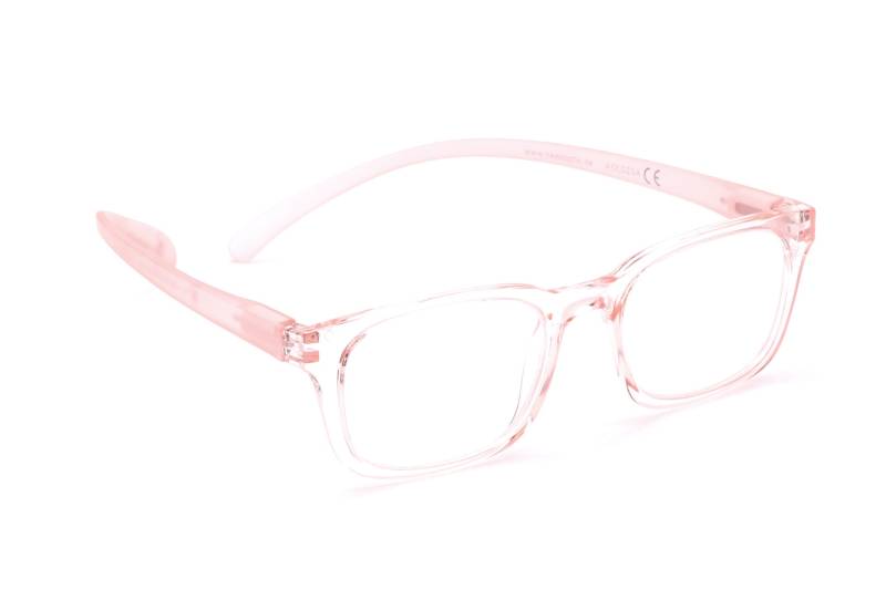 Klammeraffe Lesebrille 11 Neckholder Pearl Rose Damen Flexbügel 1.00 Bis 3.50 Mit Etui Neu Sale von Weltderbrille