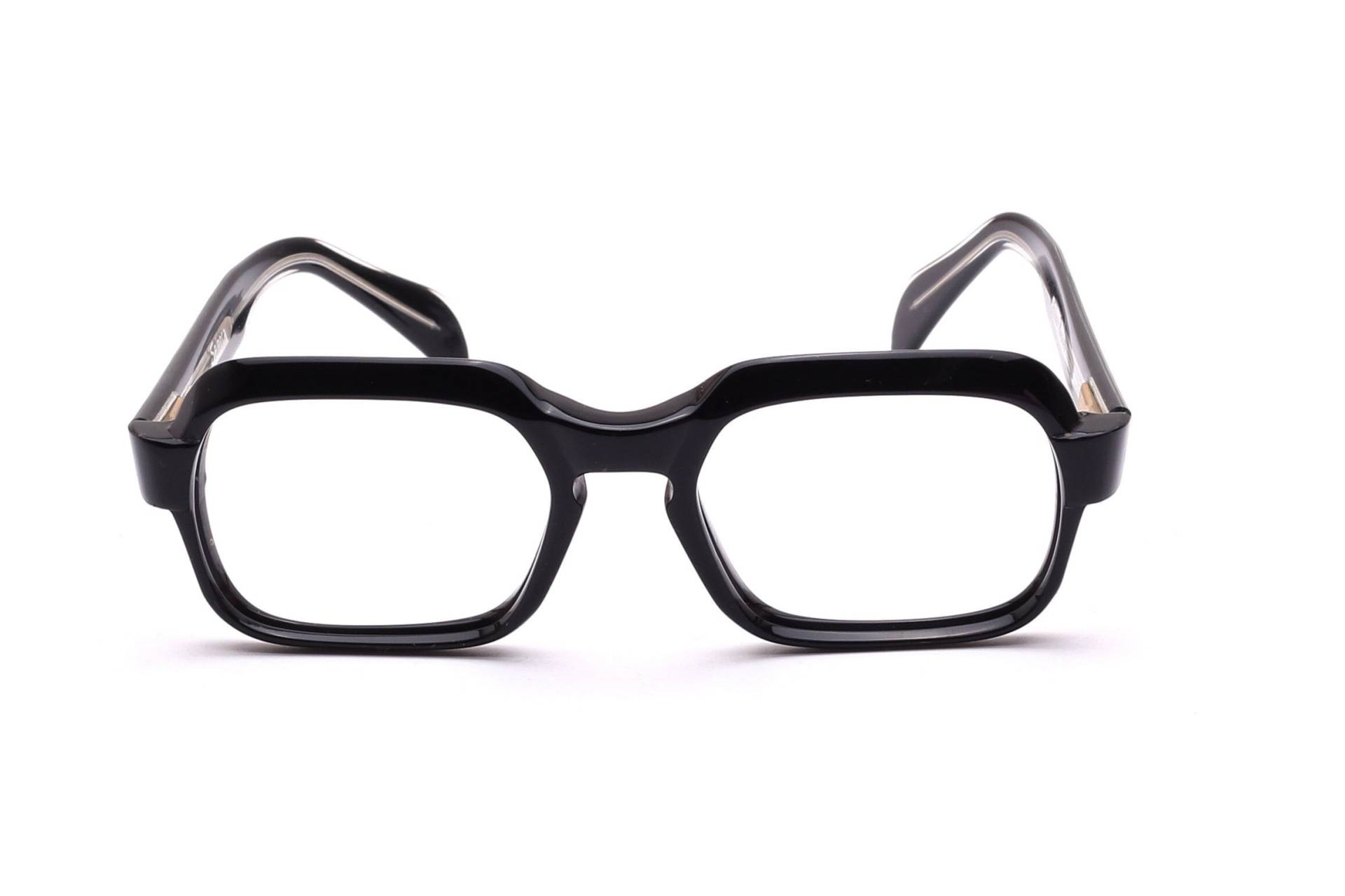 Vintage 60Er Jahre Herren Brille Schwarz Translucent 52-20mm Selecta Made in France Francoflex Fassung Mode Stil Rechteckig Flexbügel Vintage 60Er Jahre Herren Brille Schwarz Translucent 52-20mm Selecta Made in France Francoflex Fassung Mode Stil Rechteckig Flexbügel von Weltderbrille