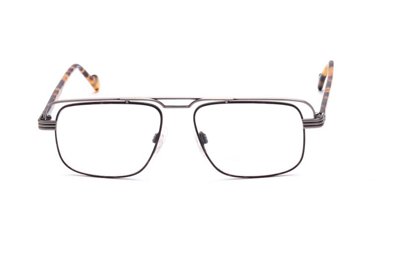 Vintage Pilot Neostyle Jet Brille Fassung Metall Altsilber Braun Herren 90Er Jahre 56 - 16 Mm Frame Germany von Weltderbrille