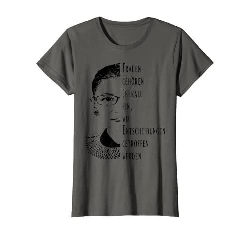 Damen Frauen gehören überall hin Weltfrauentag T-Shirt Damen Frauen gehören überall hin Weltfrauentag T-Shirt von Weltfrauentag Clothing