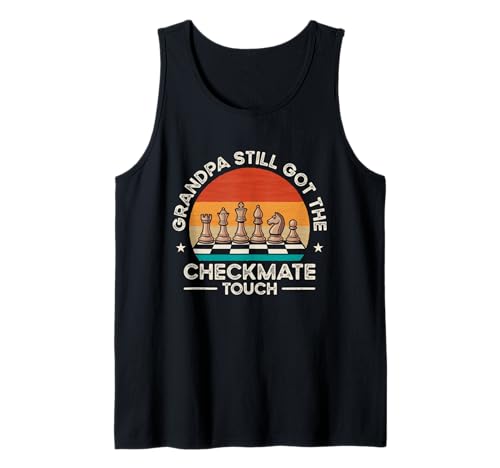 Herren Retro Schachspieler Grandpa Still Checkmate Touch Tank Top Herren Retro Schachspieler Grandpa Still Checkmate Touch Tank Top von Weltschachtag Design Für Opa