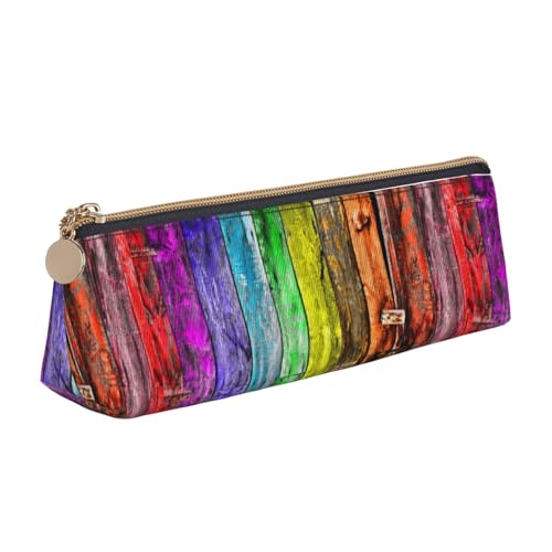 Malholztafeln, dreieckige Leder-Schreibwaren-Aufbewahrungstasche und Urlaubs-Schreibwaren-Aufbewahrung sind unverzichtbare Reiseartikel, weiß, Einheitsgröße, Kosmetiktasche von WenDang