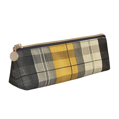 WenDang Die dreieckige Leder-Aufbewahrungstasche für Schreibwaren und die Aufbewahrung von Schreibwaren im Urlaub sind unverzichtbare Reiseartikel, weiß, Einheitsgröße, Kosmetiktasche von WenDang