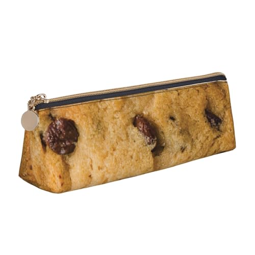 WenDang Dreieckige Leder-Schreibwaren-Aufbewahrungstasche für Schokoladenkekse und Urlaubsutensilien sind unverzichtbare Reiseartikel, weiß, Einheitsgröße, Kosmetiktasche von WenDang