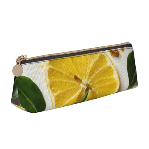 WenDang Dreieckige Leder-Schreibwaren-Aufbewahrungstasche und Aufbewahrungsbeutel für den Urlaub sind unverzichtbare Reiseartikel, weiß, Einheitsgröße, Kosmetiktasche von WenDang