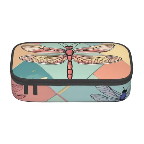 WenDang Libellen-multifunktionale Schreibwarentasche, geeignet für Reisen, Bürobedarf, Make-up und Schreibtisch-Organisation von WenDang