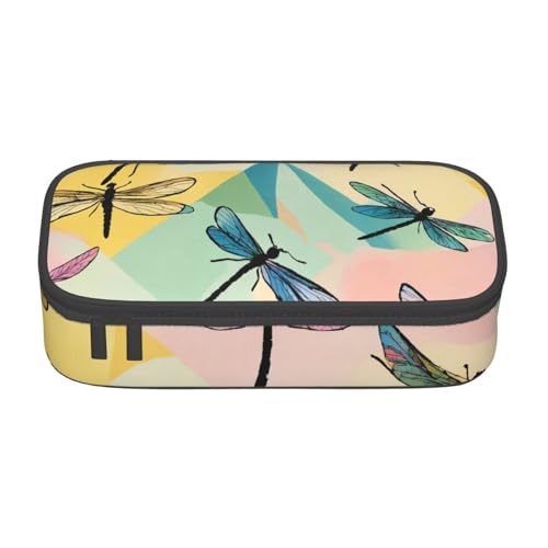 WenDang Libellen-multifunktionale Schreibwarentasche, geeignet für Reisen, Bürobedarf, Make-up und Schreibtisch-Organisation von WenDang