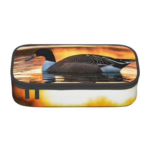 WenDang Loon Nature Multifunktionale Schreibwaren-Tasche mit Vogelmotiv, geeignet für Reisen, Bürobedarf, Make-up und Schreibtisch-Organisation von WenDang