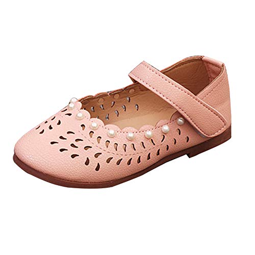 Wenchuang Kleinkind Mädchen Ballerinas Schuhe Kunstleder Schuhe Rosa von Wenchuang