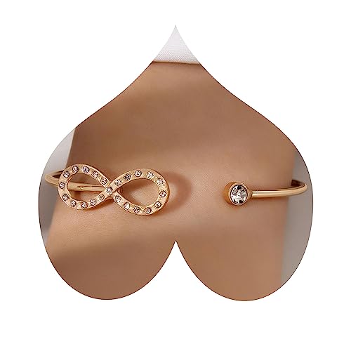 Wendalern Gold Manschette Armreif Armband Funkelnde Cz Diamant Unendlichkeit Twist Offenen Armreif Unendlich Liebe Handgelenk Armreif Einstellbar Dünne Manschette Armband Hand Schmuck Für Frauen Wendalern Gold Manschette Armreif Armband Funkelnde Cz Diamant Unendlichkeit Twist Offenen Armreif Unendlich Liebe Handgelenk Armreif Einstellbar Dünne Manschette Armband Hand Schmuck Für Frauen von Wendalern