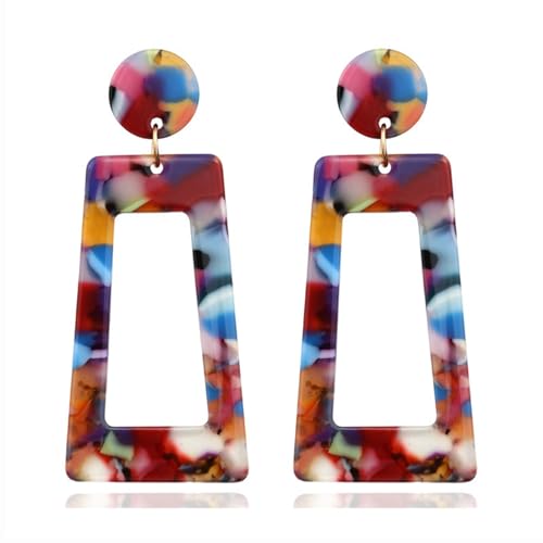 Wendalern Harz Quadrat Baumeln Ohrringe Acryl Geometrie Trapez Tropfen Ohrringe Vintage Disc Aussage Ohrringe Multicolor Runde Kreis Ohrstecker Schmuck Für Frauen Mädchen Wendalern Harz Quadrat Baumeln Ohrringe Acryl Geometrie Trapez Tropfen Ohrringe Vintage Disc Aussage Ohrringe Multicolor Runde Kreis Ohrstecker Schmuck Für Frauen Mädchen von Wendalern