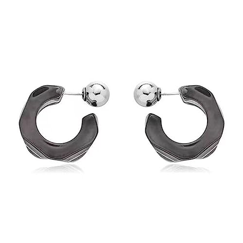 Wendalern Klobige Harz Reifen Ohrringe Klar Acryl C-Form Ohrstecker Ohrringe Doppelseitige Front Zurück Ohrringe Acryl Harz Geometrische Ohrringe Aussage Reifen Ohrringe Schmuck Für Frauen Mädchen Wendalern Klobige Harz Reifen Ohrringe Klar Acryl C-Form Ohrstecker Ohrringe Doppelseitige Front Zurück Ohrringe Acryl Harz Geometrische Ohrringe Aussage Reifen Ohrringe Schmuck Für Frauen Mädchen von Wendalern