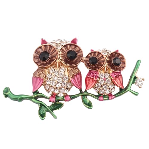 Wendalern Niedlich Strass Eule Brosche Pin Doppelte Eule Emaille Brosche Diamant Kristall Eule Tier Revers Pin Schal Schal Bouquet Korsage Kleidung Zubehör Für Frauen Wendalern Niedlich Strass Eule Brosche Pin Doppelte Eule Emaille Brosche Diamant Kristall Eule Tier Revers Pin Schal Schal Bouquet Korsage Kleidung Zubehör Für Frauen von Wendalern