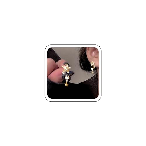 Wendalern Strass-Stern-Ohrstecker Diamant-Kristall-Krabbler-Ohrringe Kleine Fünfzackige Baumel-Ohrringe Cluster Statement-Ohrringe Y2k Schmuck Für Frauen Und Mädchen von Wendalern