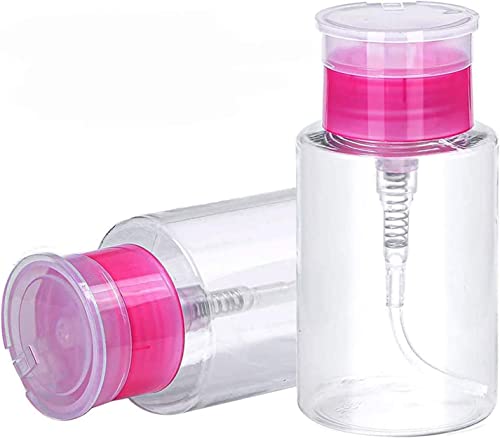 Nagellackentferner Pumpflasche, 2 Stück 180 ml Leere Plastikflasche für Nagellackentferner und Make-up-Entferner Nail Art Tool Nagellackentferner Pumpflasche, 2 Stück 180 ml Leere Plastikflasche für Nagellackentferner und Make-up-Entferner Nail Art Tool von Wendergo