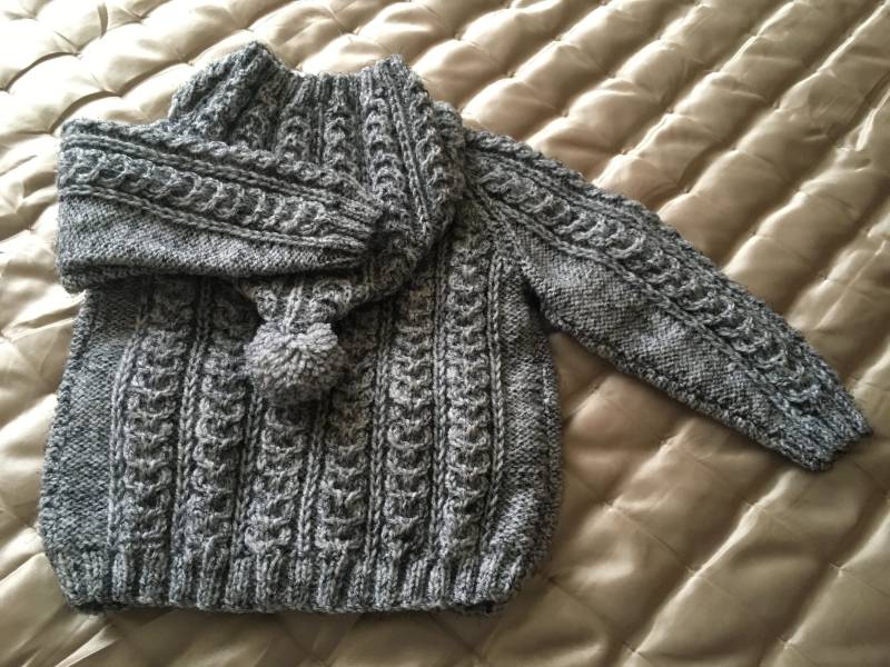 Schöne Warme Aran Jacke Schöne Warme Aran Jacke von WendiesWeeWoolies