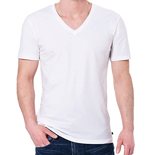 Wendler Unterhemd Herren Weiß Kurzarm I Gr. M I Premium Unterziehshirt Herren I Extra weiches Herren Unterhemd aus 100% Bio-Baumwolle I Herren-Unterwäsche I Made in Europe I Weiß I Nachhaltig von Wendler