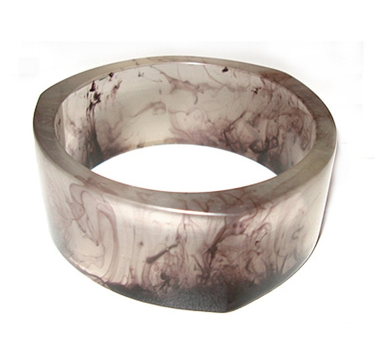 Harz-Armband Ink Swirl Armreif Harz-Armband Ink Swirl Armreif von WendyGrace