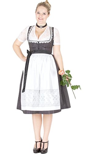 14131 Wenger Dirndl Gerda 70er schwarz Size 38 von Wenger Austria