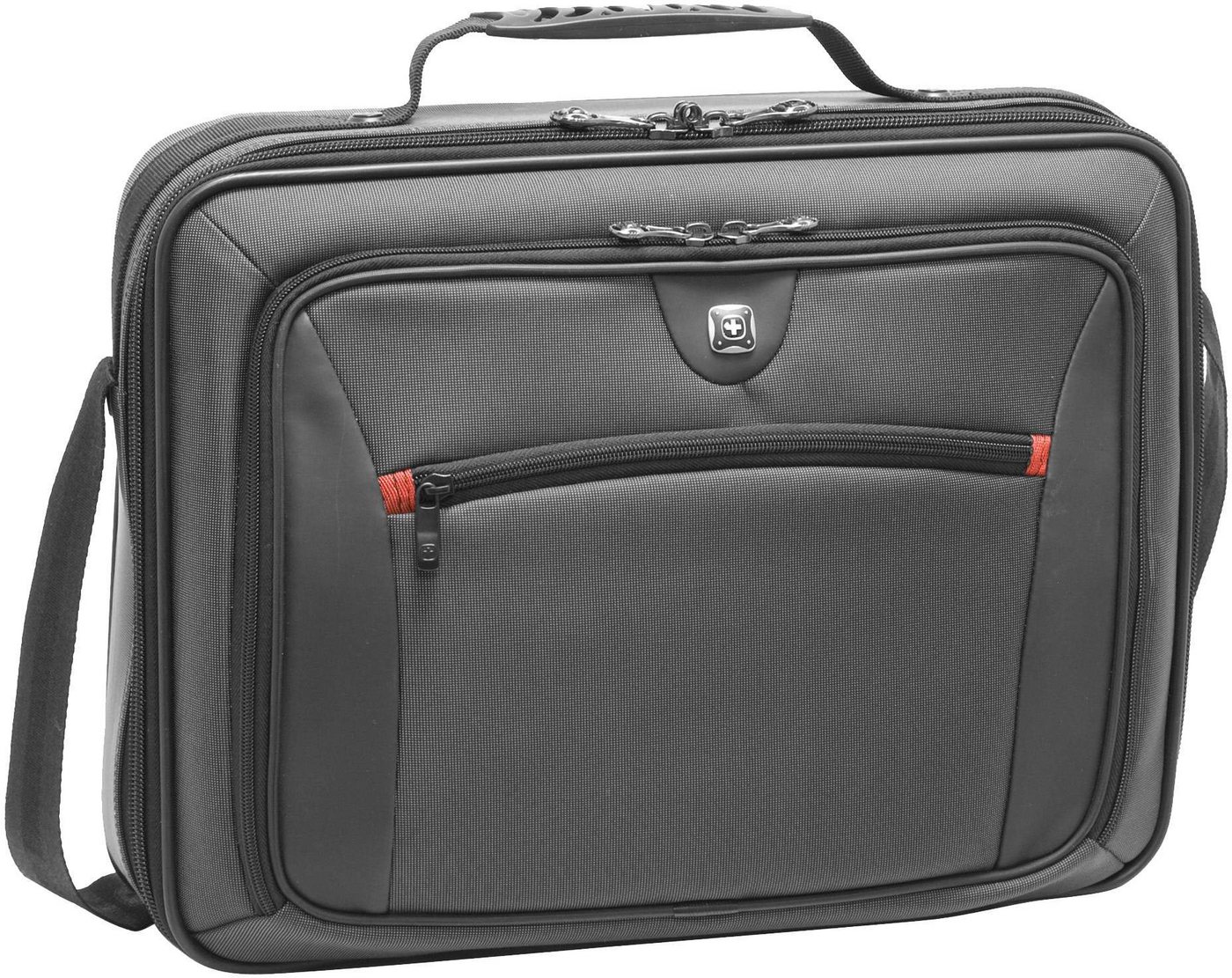 Wenger Laptoptasche Insight, grau, mit 15,6-Zoll Laptopfach und separatem Tabletfach von Wenger