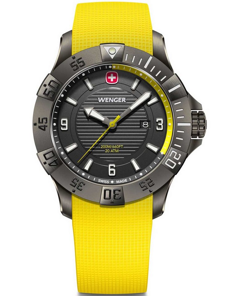 Wenger Quarzuhr Wenger 01.0641.145 Herrenuhr Seaforce 43mm 20ATM Wenger 01.0641.145 Herrenuhr Seaforce 43mm 20ATM von Wenger