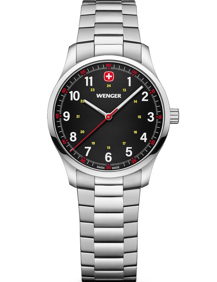 Wenger Quarzuhr Wenger 01.1421.128 Damenuhr City Sport 34mm 5ATM Wenger 01.1421.128 Damenuhr City Sport 34mm 5ATM von Wenger