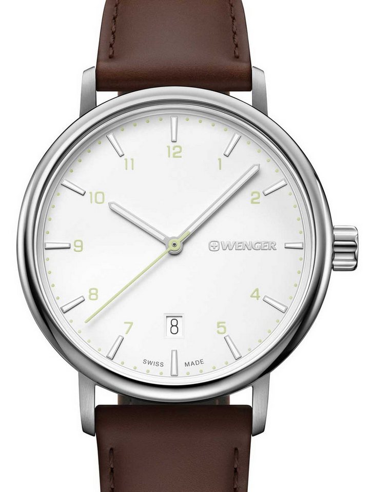 Wenger Quarzuhr Wenger 01.1731.117 Urban Classic Herrenuhr 40mm 10 ATM Wenger 01.1731.117 Urban Classic Herrenuhr 40mm 10 ATM von Wenger