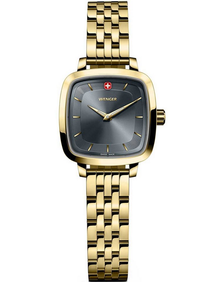 Wenger Quarzuhr Wenger 01.1911.106 Damenuhr Vintage Classic 27mm 5ATM Wenger 01.1911.106 Damenuhr Vintage Classic 27mm 5ATM von Wenger