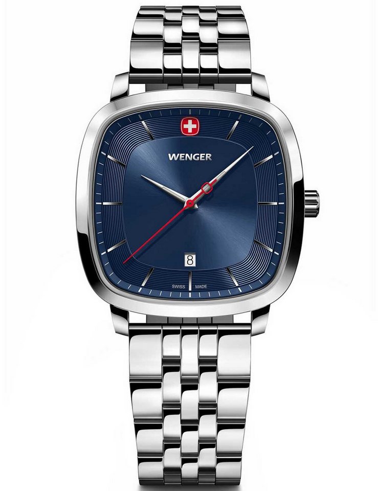 Wenger Quarzuhr Wenger 01.1921.103 Herrenuhr Vintage Classic 37mm 5ATM Wenger 01.1921.103 Herrenuhr Vintage Classic 37mm 5ATM von Wenger