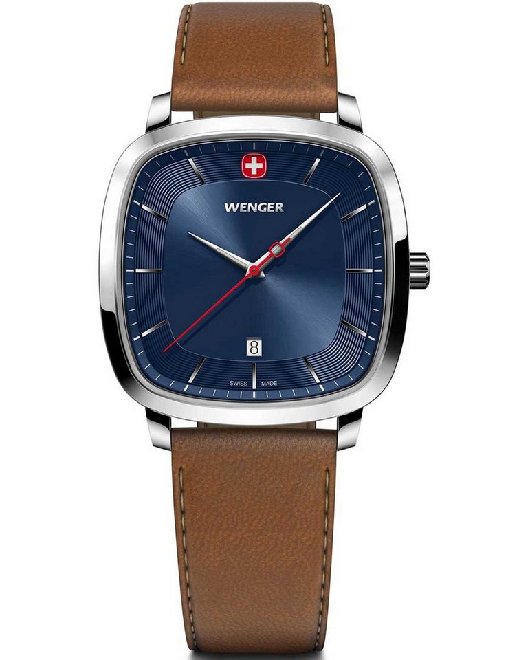 Wenger Quarzuhr Wenger 01.1921.106 Herrenuhr Vintage Classic 37mm 5ATM Wenger 01.1921.106 Herrenuhr Vintage Classic 37mm 5ATM von Wenger