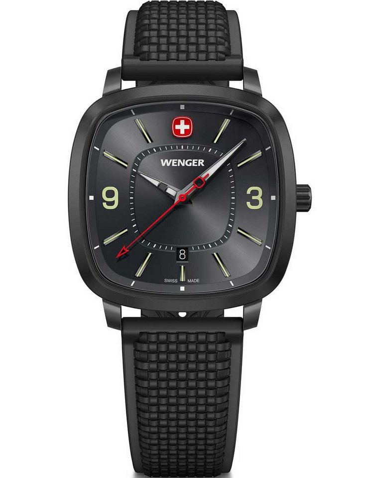 Wenger Quarzuhr Wenger 01.1921.113 Herrenuhr Vintage Sport 37mm 5ATM Wenger 01.1921.113 Herrenuhr Vintage Sport 37mm 5ATM von Wenger