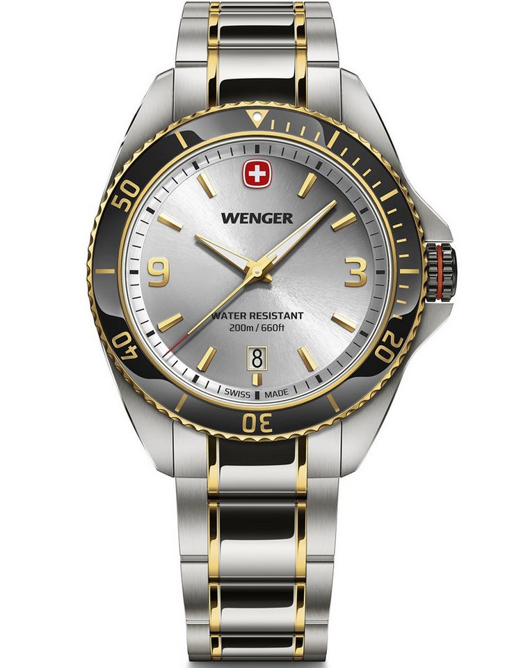 Wenger Quarzuhr Wenger 01.2031.106 Herrenuhr Ececutive 40mm 20ATM Wenger 01.2031.106 Herrenuhr Ececutive 40mm 20ATM von Wenger