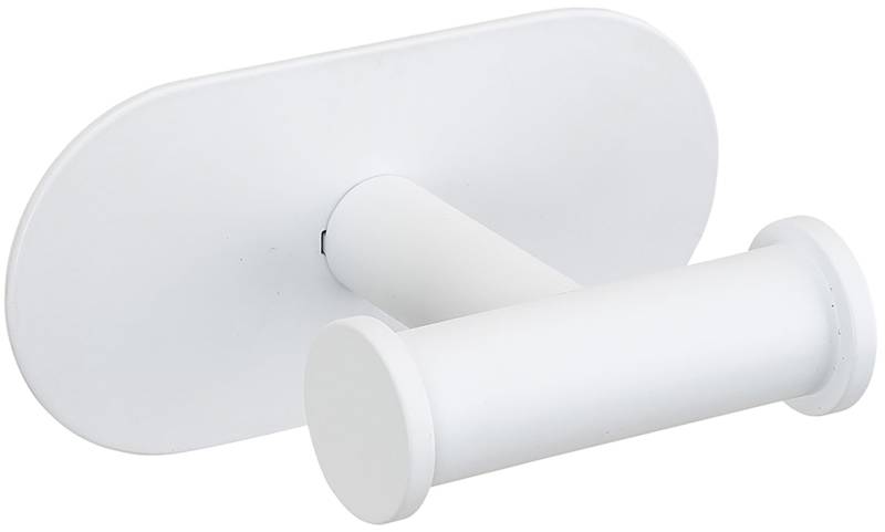 WENKO Doppelhaken "Turbo-Loc Modell Duo Orea" aus Edelstahl für Handtücher, Befestigen ohne Bohren von Wenko