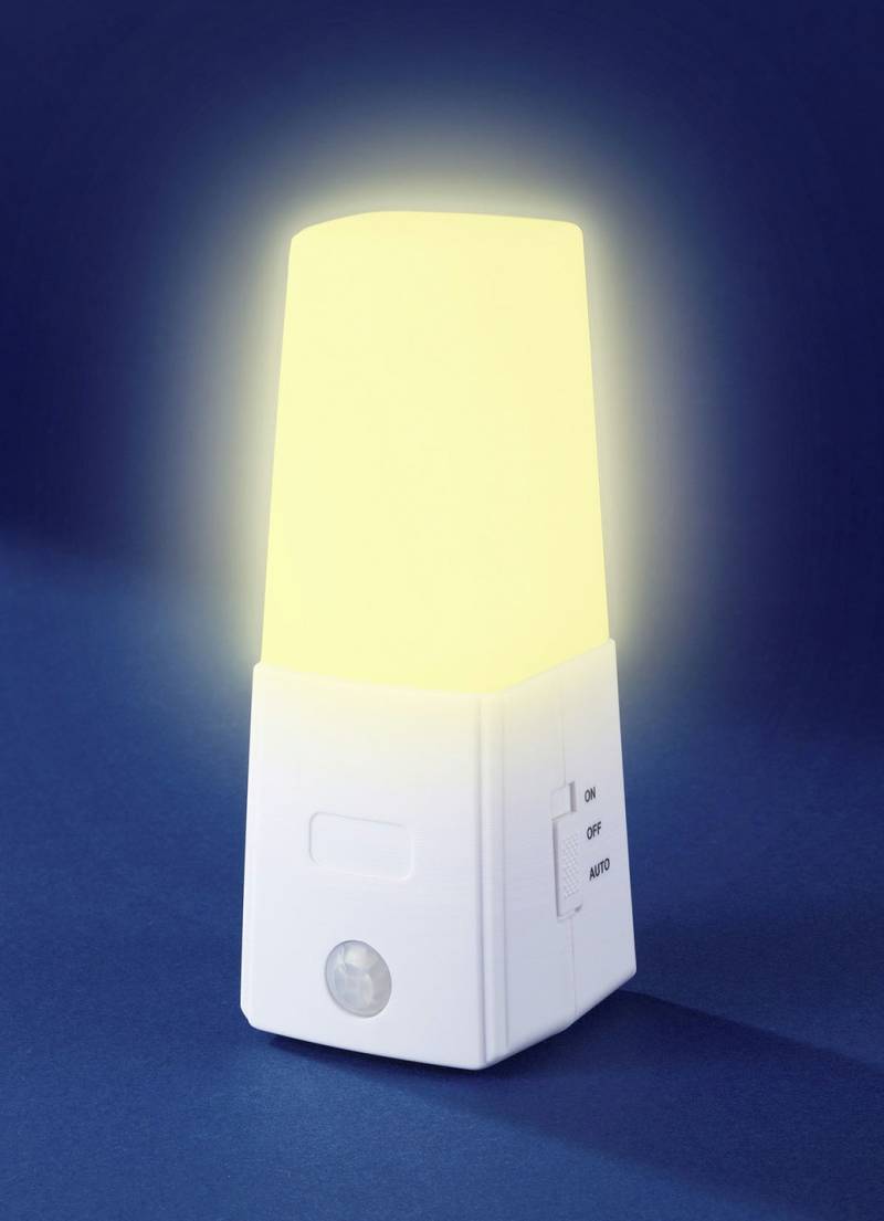 LED-Nachtlicht mit Bewegungssensor, 2er-Set, Weiss von Wenko