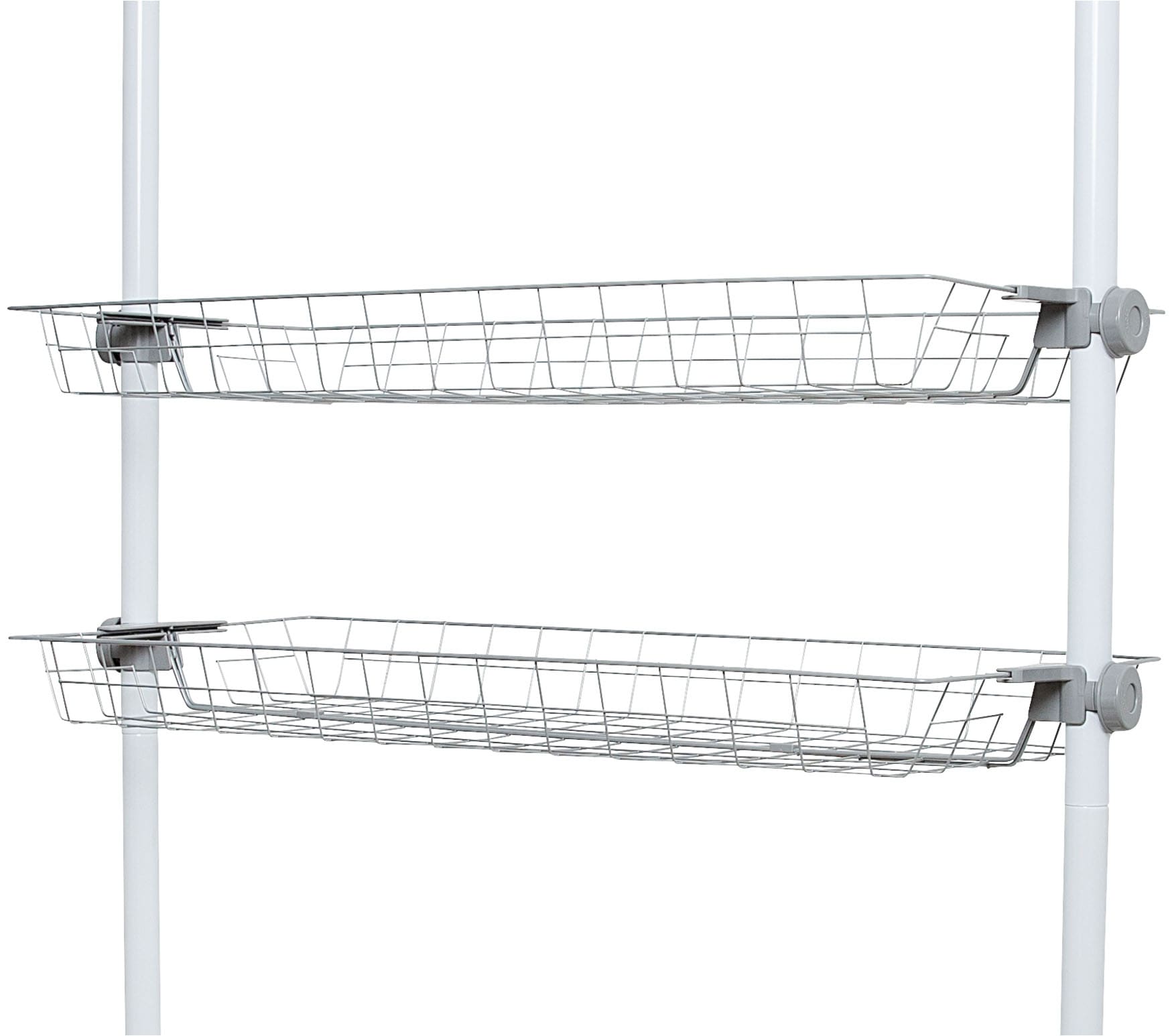 WENKO Organizer "Modell Herkules" Drahtkörbe aus Stahl, Erweiterung zum Teleskop-System Herkules von Wenko