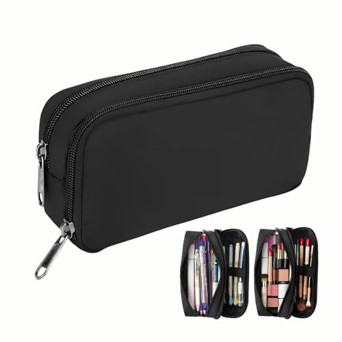 Abriebfeste wasserdichte Schreibzeugtasche Schwarze Oxfordstoff Schreibzeugtasche Schüler Bürobedarfstasche Reise Make-uptasche Federmäppchen Mäppchen Federmappe Abriebfeste wasserdichte Schreibzeugtasche Schwarze Oxfordstoff Schreibzeugtasche Schüler Bürobedarfstasche Reise Make-uptasche Federmäppchen Mäppchen Federmappe von Wennicy