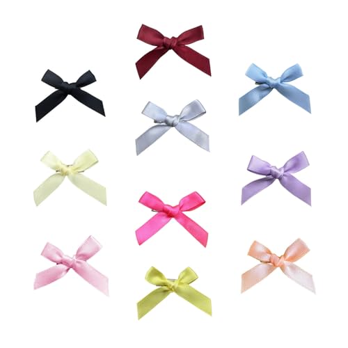 Haarspangen mit Schleife für dickes, dünnes Haar, Haarspangen für Damen und Mädchen, Haar-Accessoires (10 Farben) von Wenreykeji