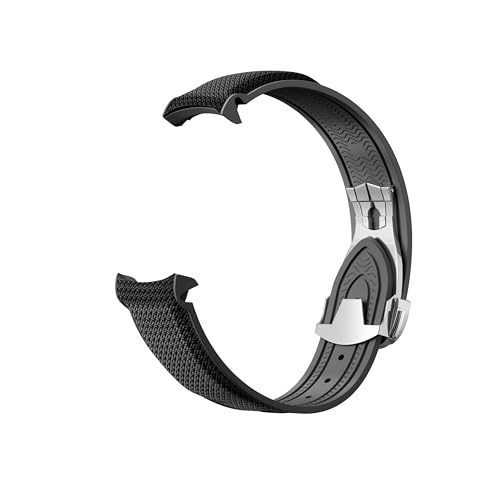 Wentokye Gummi-Armband mit gebogenem Ende, kompatibel mit Omega X Swatch Moonwatch Speedmaster und mehr 20 mm Uhren, Swatch Omega Moonwatch Speedmaster Uhr Ersatzband Faltschnalle Herren Damen Wentokye Gummi-Armband mit gebogenem Ende, kompatibel mit Omega X Swatch Moonwatch Speedmaster und mehr 20 mm Uhren, Swatch Omega Moonwatch Speedmaster Uhr Ersatzband Faltschnalle Herren Damen von Wentokye