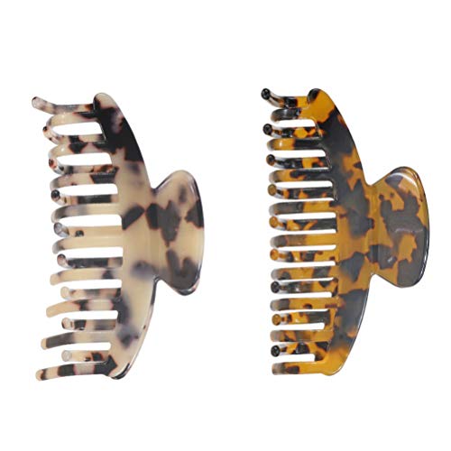 Leoparden-Haarspangen, starker Halt, Haarklammern für Damen, für dickes Haar, 2 Stück Leoparden-Haarspangen, starker Halt, Haarklammern für Damen, für dickes Haar, 2 Stück von Wenxishangmao