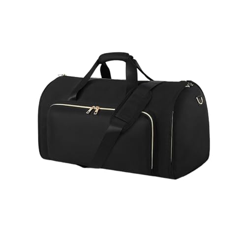 Duffle Kleidersack – 2-in-1 verstellbare Kleidertasche | wandelbare Kleider-Reisetaschen | Kofferanzug Business-Reisetasche | Tragetasche für Damen und Herren, Schwarz , Refer to description von Weppduk