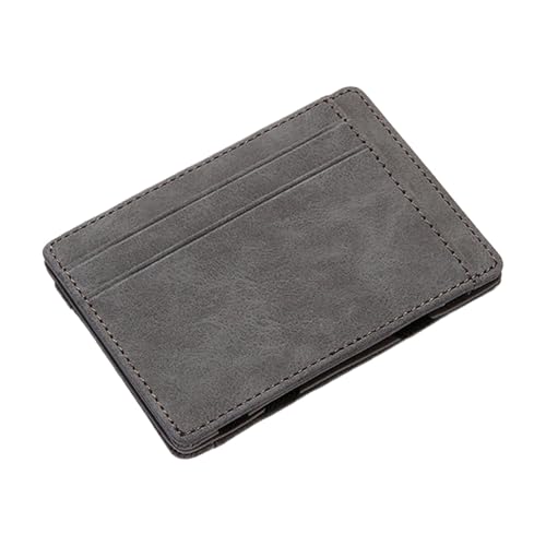 Magic Wallets Herren – Praktische Magic Wallet Leder | Einfach Zu Verwendendes PU-Leder-Portemonnaie Mit Magischer Geldklammer Und Kartenhaltern | Karten- Und Bargeld-Organizer, Geld-Geldbörse Für Män von Weppduk