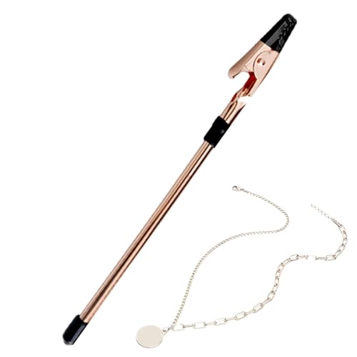 Weppduk Krokodilklemme für Armbandhalter | Schmuckverschluss | Armband Assistent Werkzeug im Alligatorzahn-Design | Clip für Notizen zum Tragen inkl, roségold, riferimento alla descrizione, Siehe von Weppduk