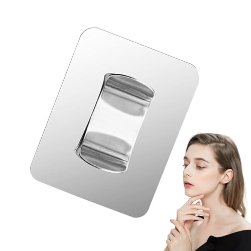 Weppduk Make-up-Mixer-Werkzeuge aus Edelstahl – flüssige Foundation-Werkzeuge, manuelles Mischtablett für professionelles Make-up, Lidschatten von Weppduk