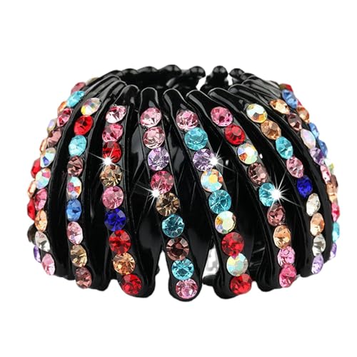 Weppduk Vogelnest Strass | Erweiterbare Vogelnest-förmige Haarspangen,Haarschmuck Strass Brötchen Wrap Vogelnest Haare Clip Haar Schwanz Halter für Frauen Mädchen Weppduk Vogelnest Strass | Erweiterbare Vogelnest-förmige Haarspangen,Haarschmuck Strass Brötchen Wrap Vogelnest Haare Clip Haar Schwanz Halter für Frauen Mädchen von Weppduk