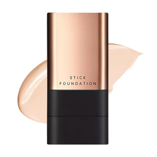 Weqizuerqi 20g Foundation Makeup Stick, Kaschierende Gesichtsgrundierung Für Damen Und Herren, Cream Foundation Makeup Mit Pinsel, Longwear Concealer Und Contour Stick Mit Mattem Finish von Weqizuerqi