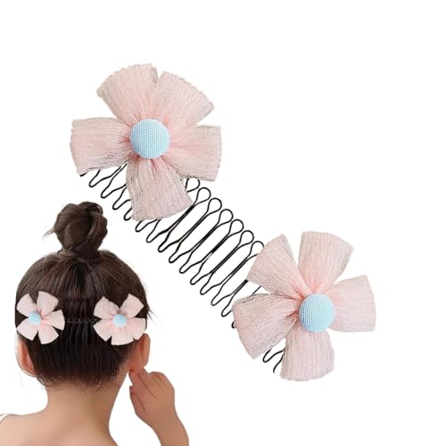 Weqizuerqi Haarkammclips für Frauen, Seitenkämme für Frauen | Blumenkronenknall Clips - Kamm Haarnadel Barrette Accessoire für Mädchen Frauen Muttertag Mutter von Weqizuerqi