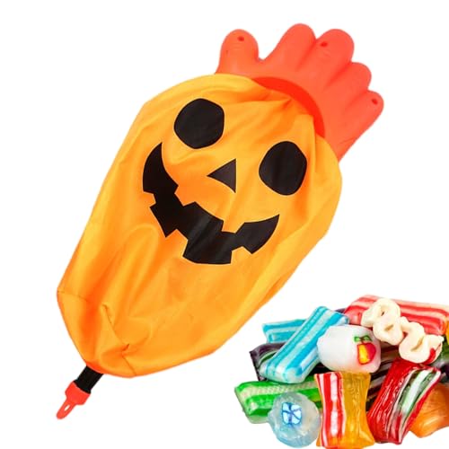 Weqizuerqi Hallowe'en Süßigkeiten Tasche,Tragbare Süßigkeitentasche Für Die Handfläche | Halloween Partyzubehör Kinderspielzeug Kleine Tragbare Aufbewahrung Für Die Handfläche Für Kinder von Weqizuerqi