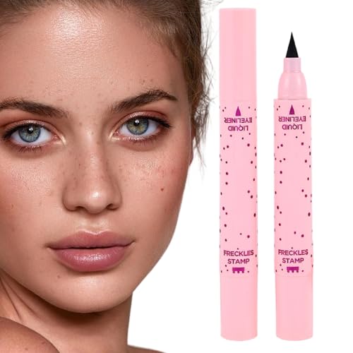 Weqizuerqi Sommersprossenstift | Mikro-Pigmentstift | wasserfestes Make-up 2 in 1 Falscher Ephelides Eyeliner zur Verbesserung des Teints natürlicher Look von Weqizuerqi