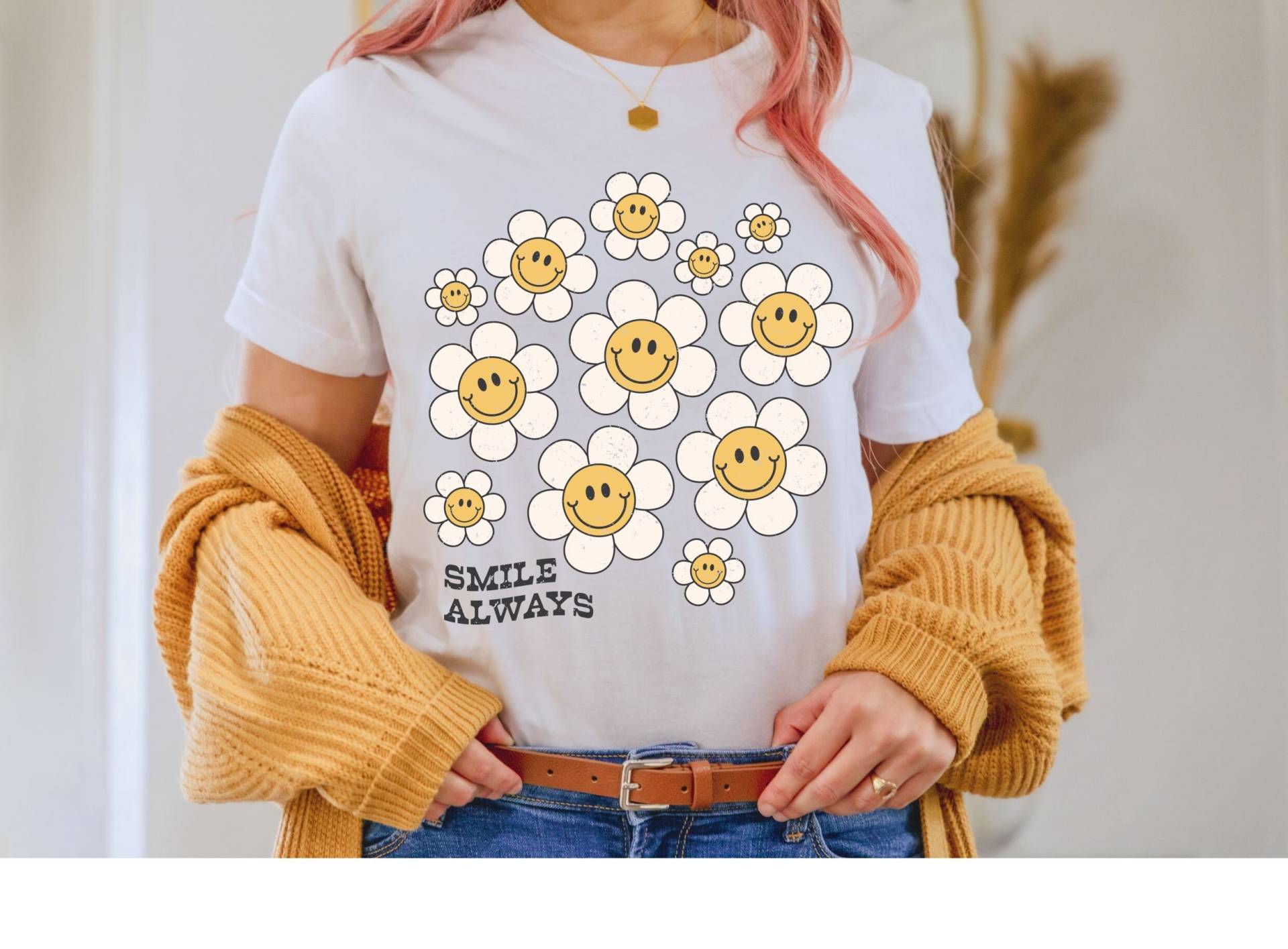 T-Shirt Smile T-Shirt Smile von WerbeWerkstattMergen