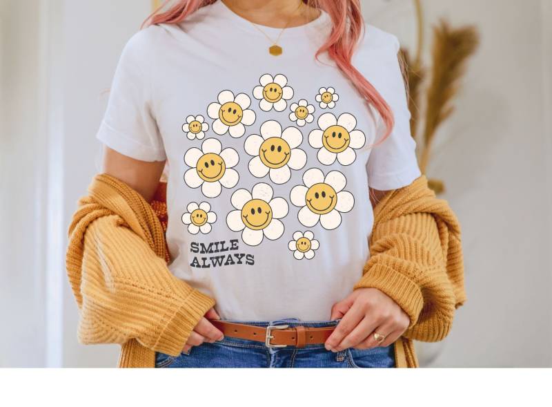T-Shirt Smile T-Shirt Smile von WerbeWerkstattMergen